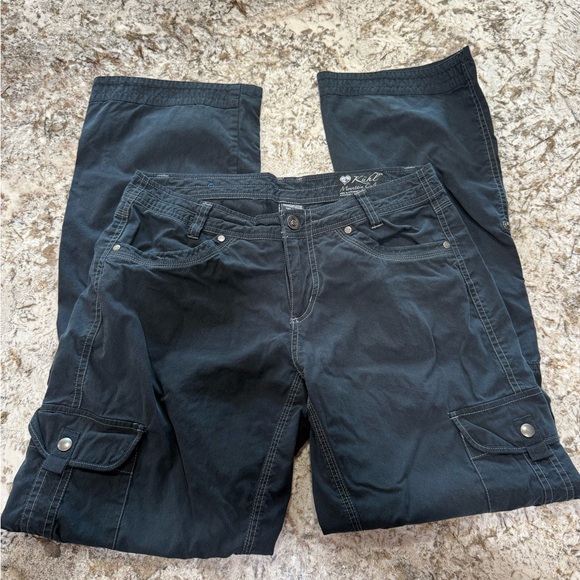 Kohl Women’s Dark Gray Cargo Pants - Picture 1 of 7